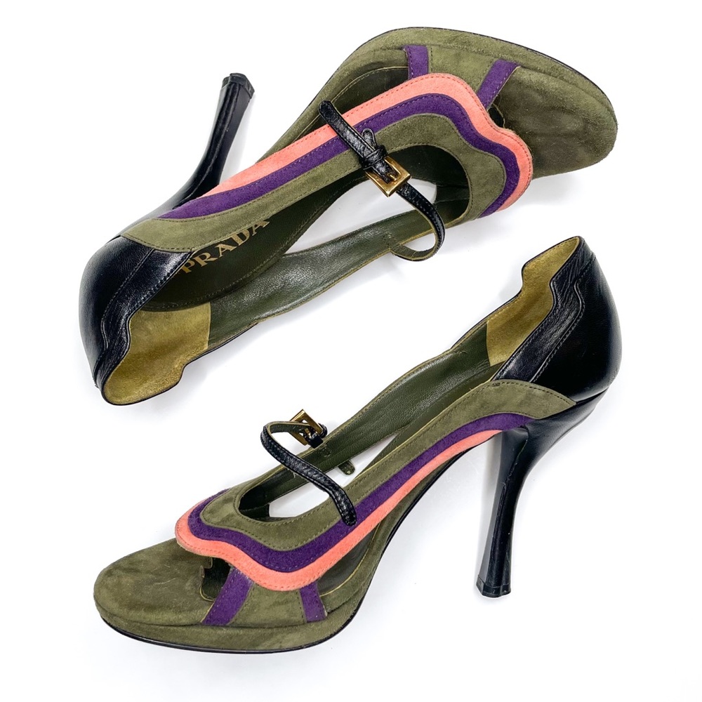Prada Fairytale Collection Color Block Stilettos - image 4